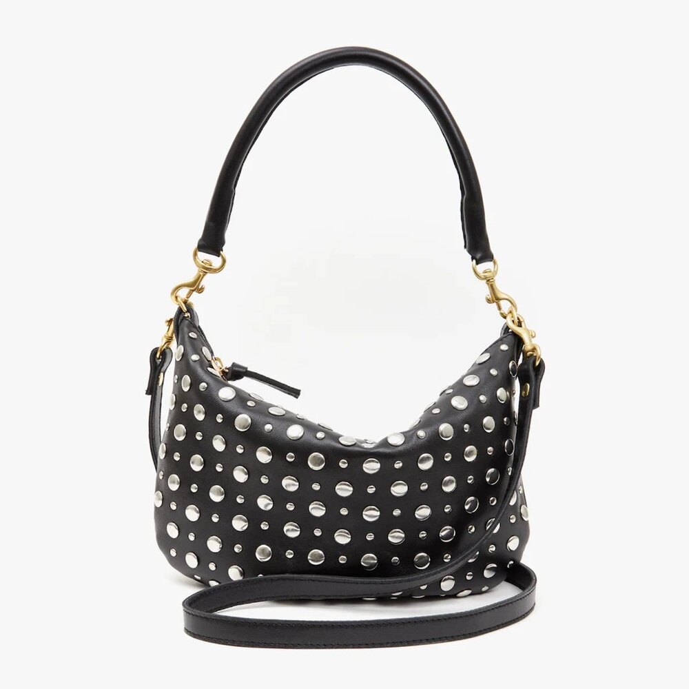 Black Petit Moyen with Silver Studs